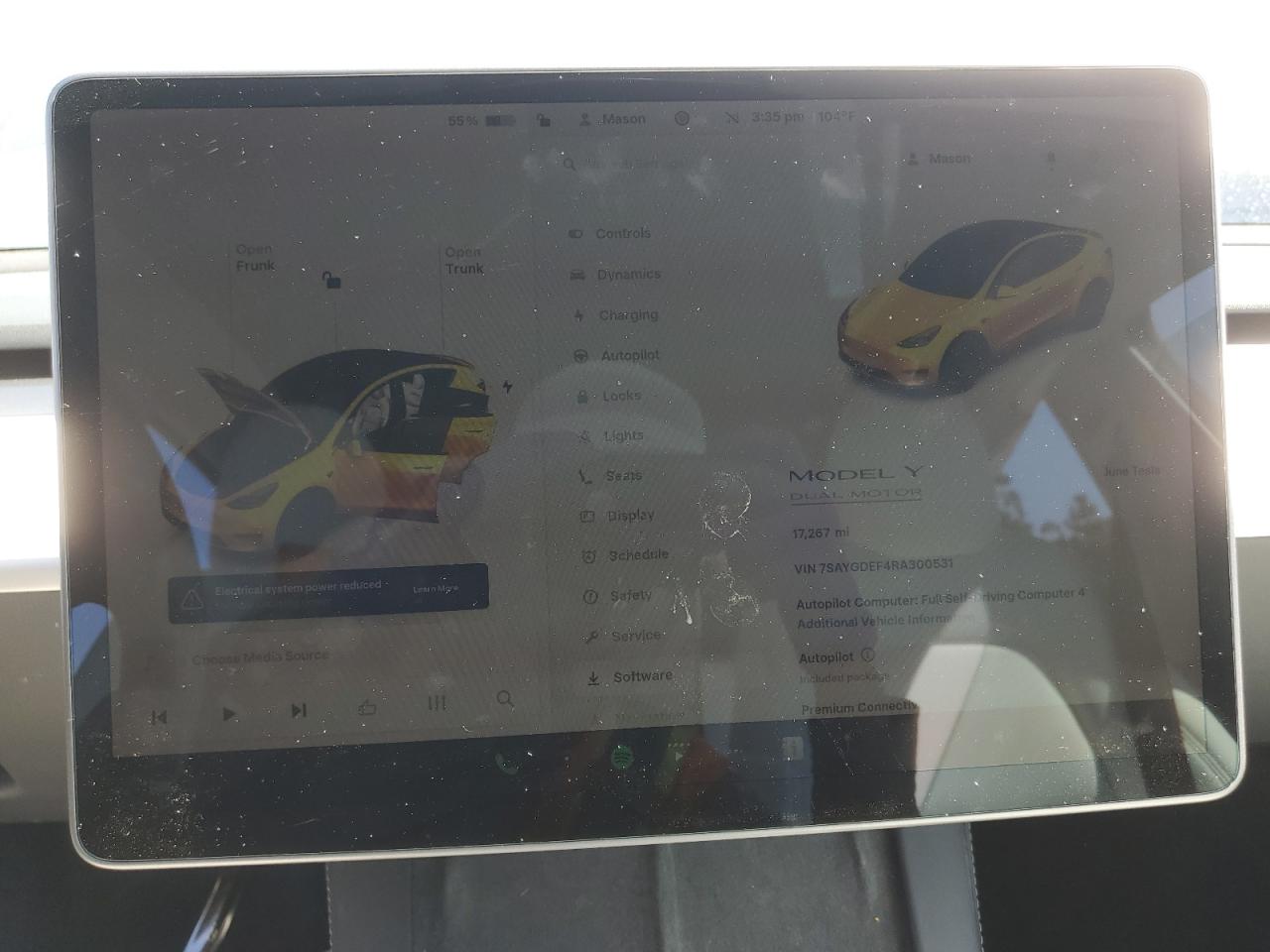 7SAYGDEF4RA300531 2024 Tesla Model Y