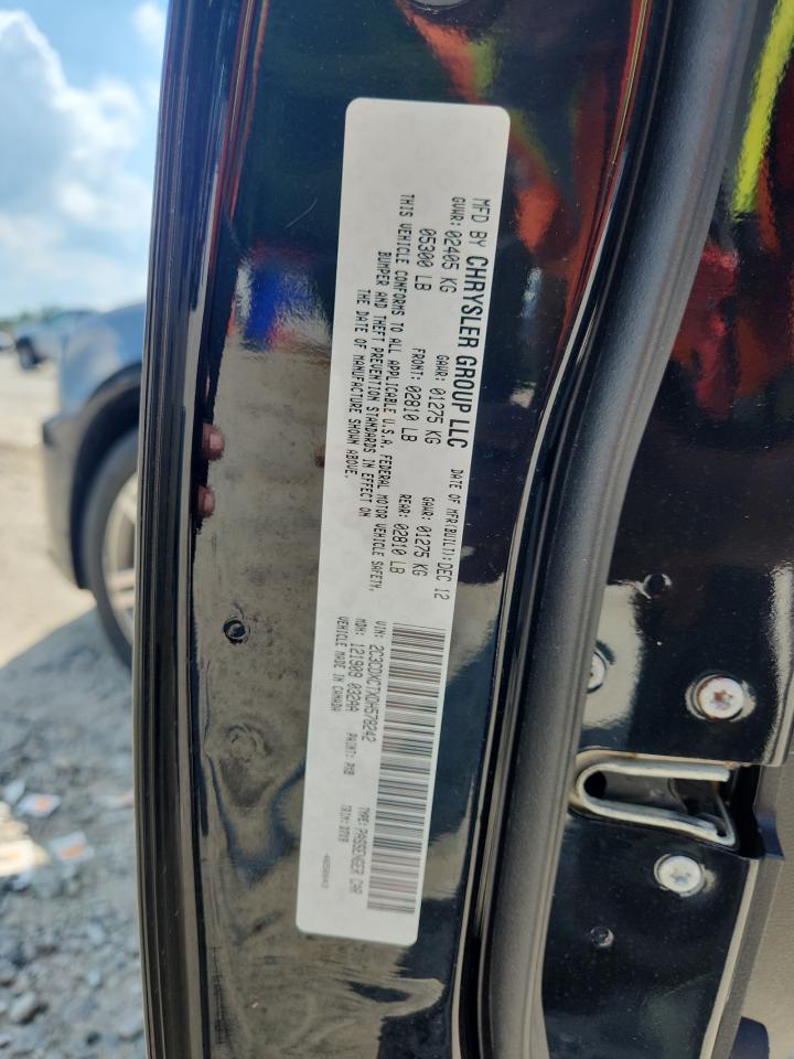 2013 Dodge Charger R/T VIN: 2C3CDXCTXDH578242 Lot: 70715665