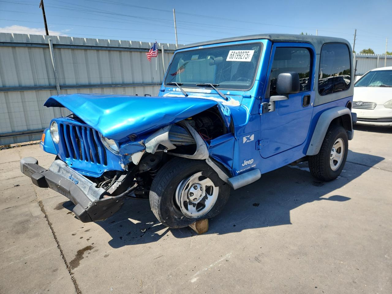 2003 Jeep Wrangler Commando blue null gas 1J4FA39S43P325463 photo #1