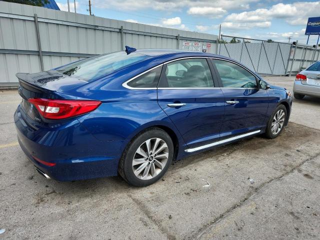  HYUNDAI SONATA 2017 Синий