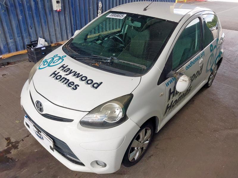 2013 TOYOTA AYGO FIRE for sale at Copart SANDTOFT