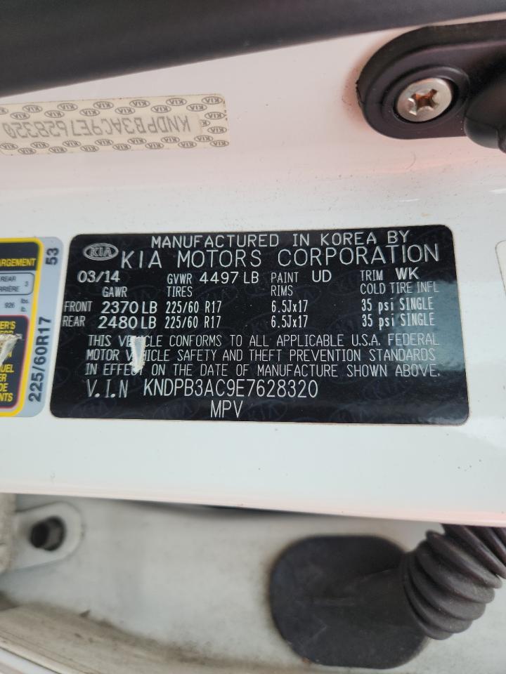 2014 Kia Sportage Base VIN: KNDPB3AC9E7628320 Lot: 68189465