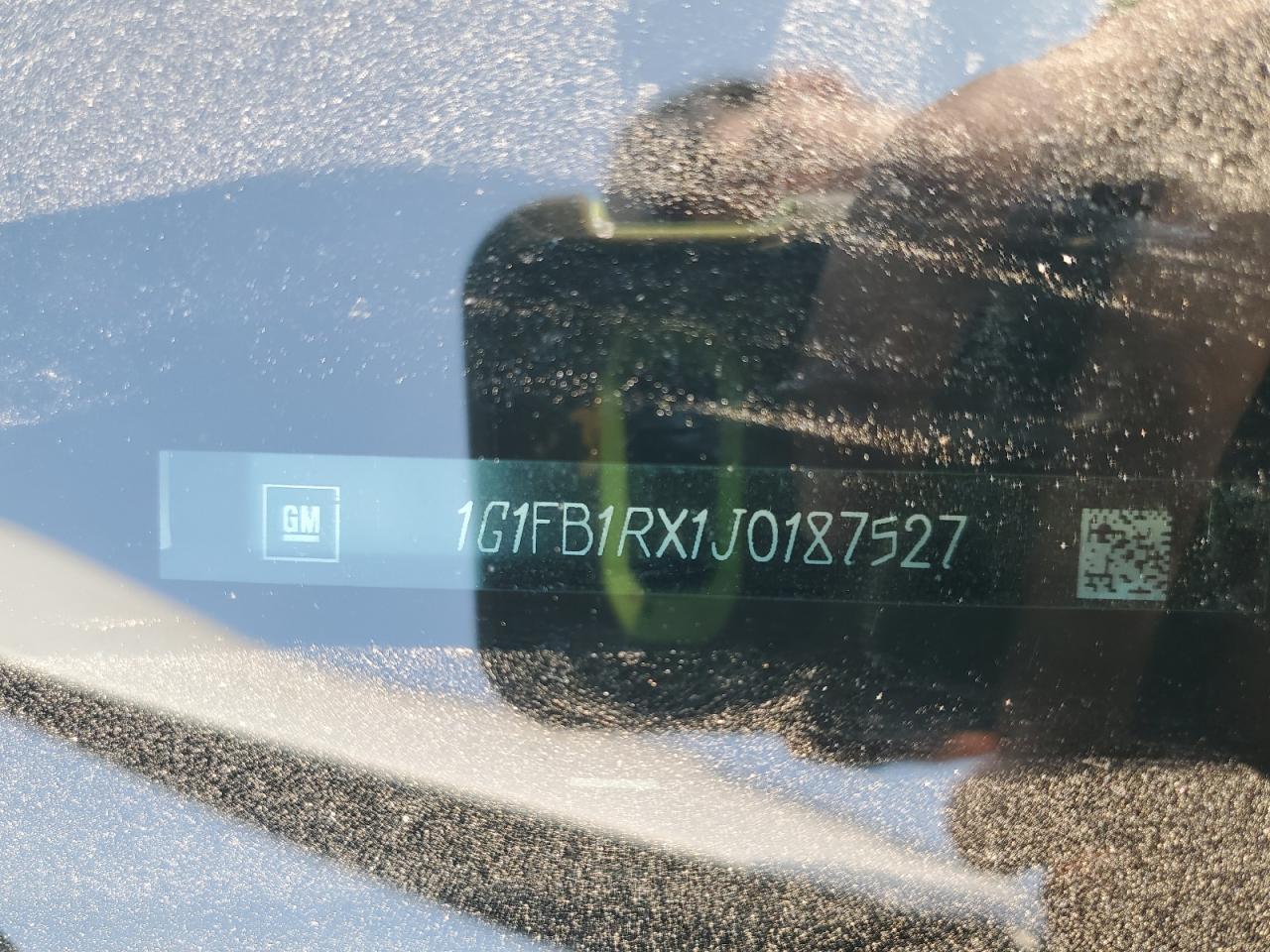 2018 Chevrolet Camaro Lt VIN: 1G1FB1RX1J0187527 Lot: 67199935