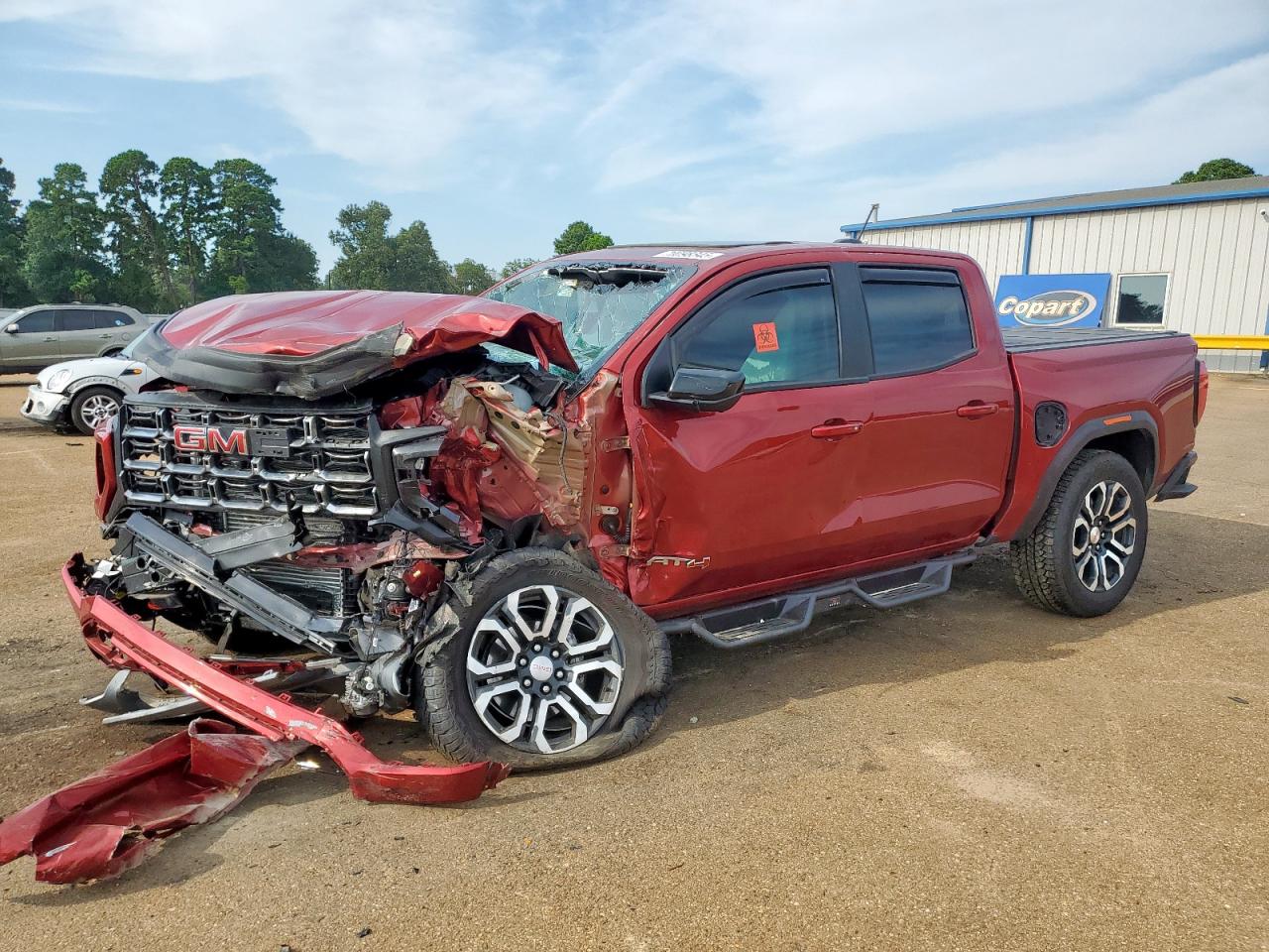 2024 GMC Canyon At4 red null gasoline 1GTP6DEK6R1255810 photo #1