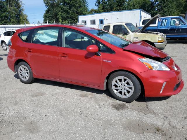  TOYOTA PRIUS 2014 Red