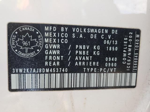 2013 VOLKSWAGEN JETTA BASE  