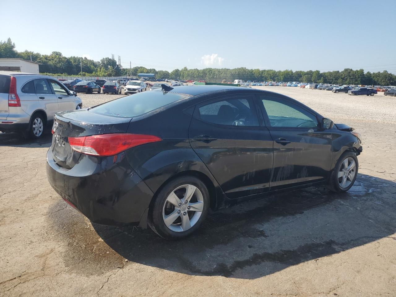 2012 Hyundai Elantra Gls black null gas KMHDH4AE1CU305219 photo #4
