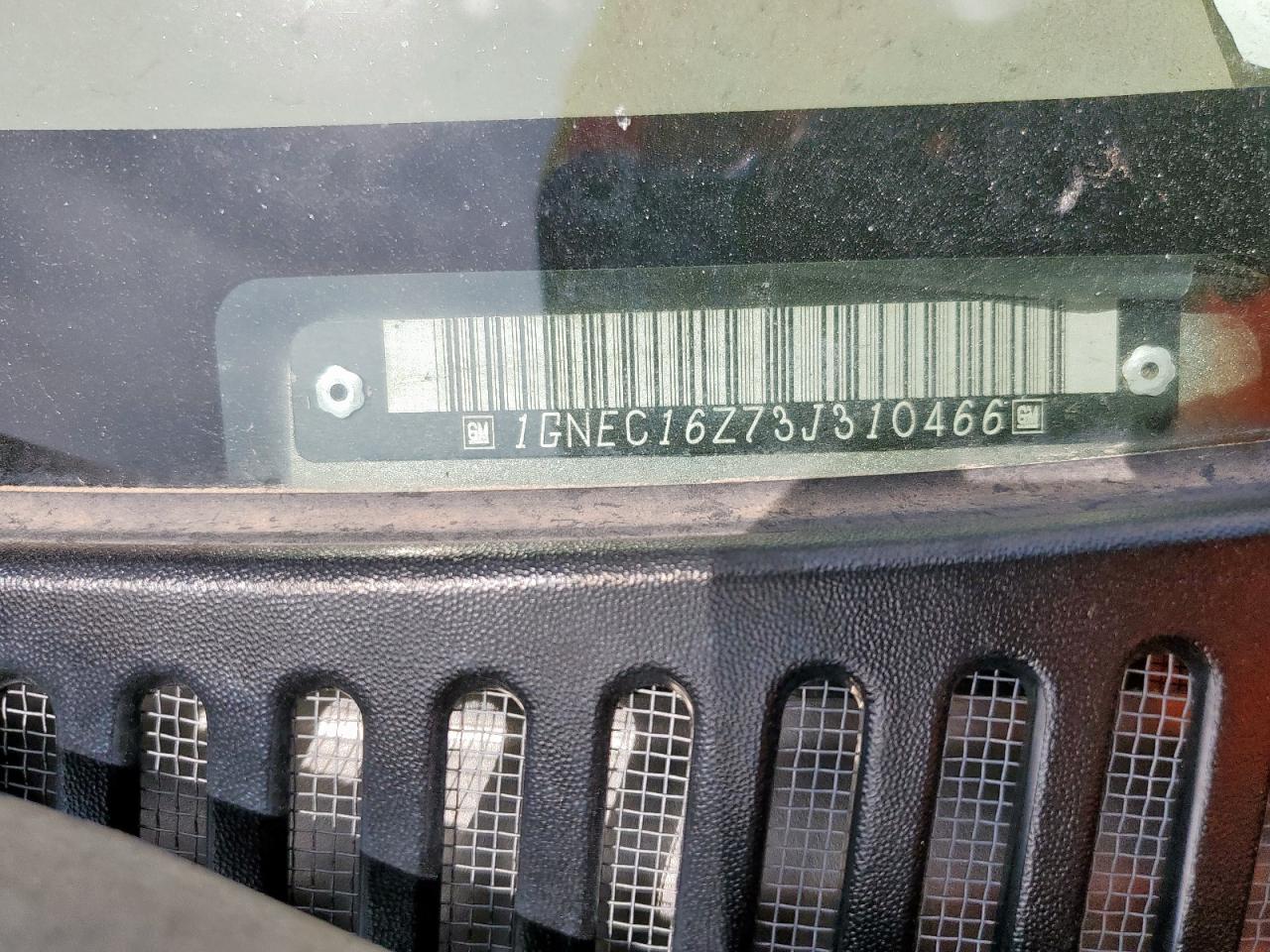 2003 Chevrolet Suburban C1500 VIN: 1GNEC16Z73J310466 Lot: 69365215