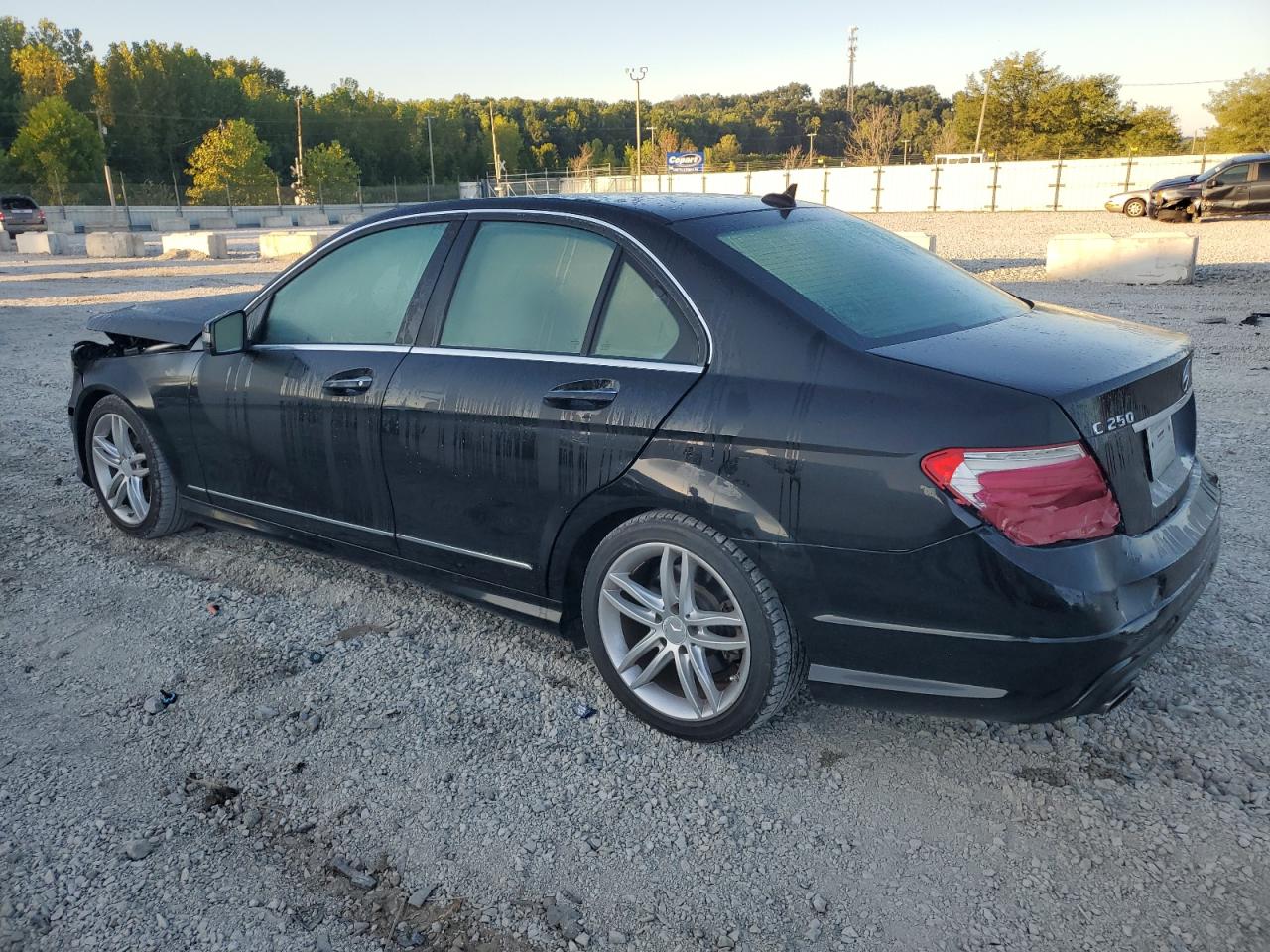 2013 Mercedes-Benz C 250 black null gas WDDGF4HB5DR263392 photo #3