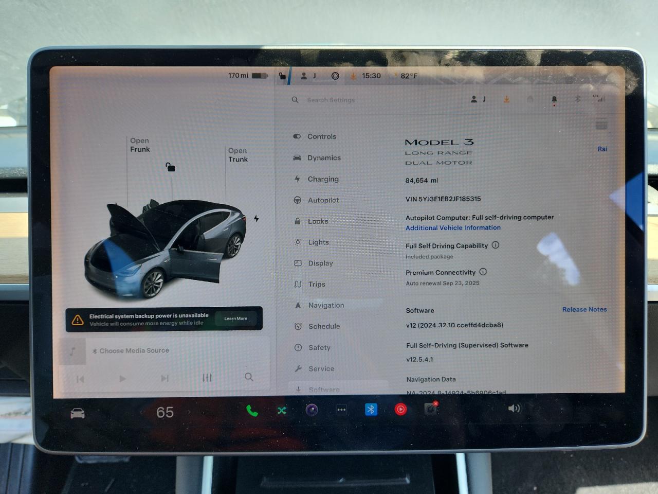 2018 Tesla Model 3 VIN: 5YJ3E1EB2JF185315 Lot: 70336185