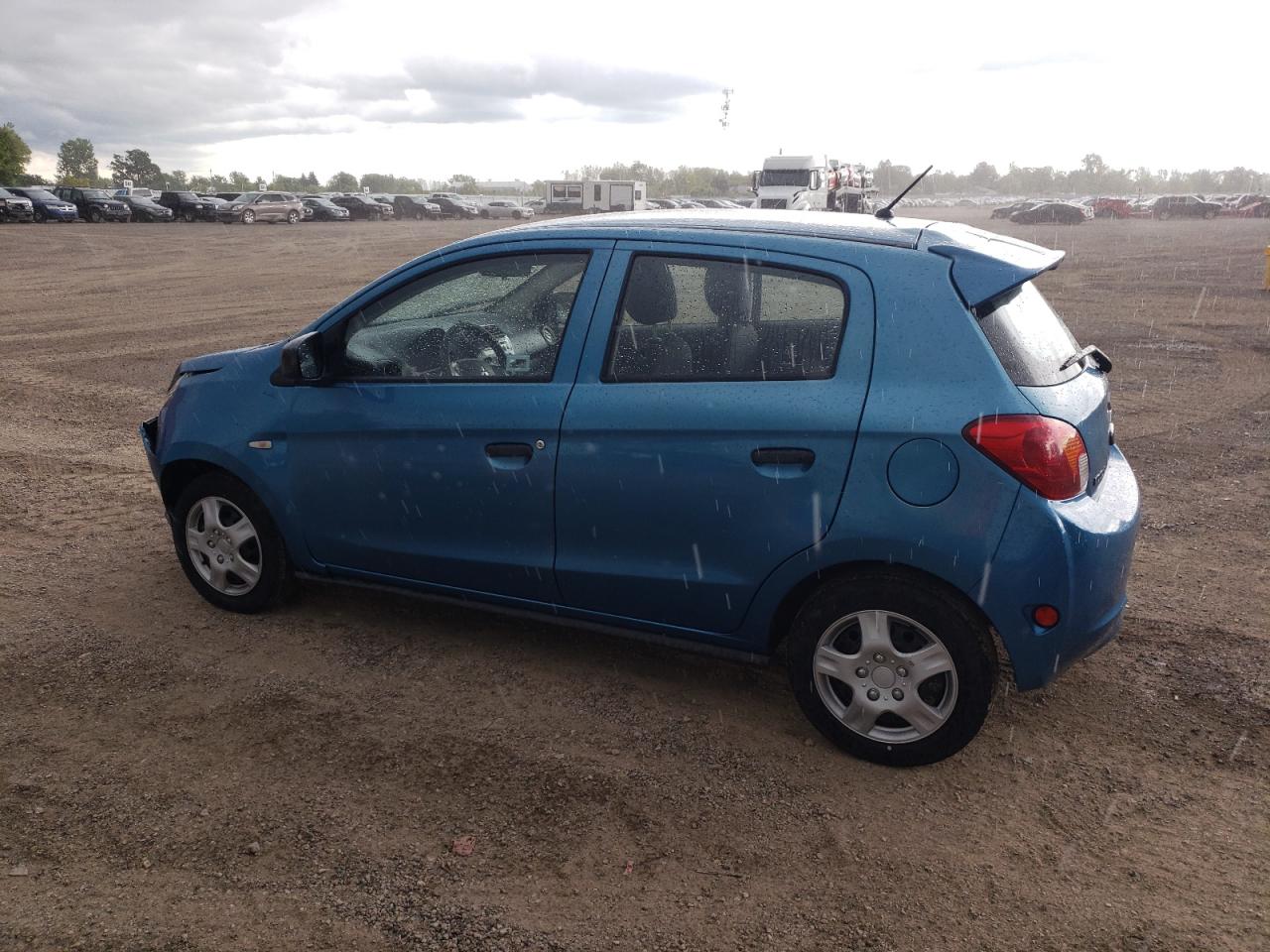 2015 Mitsubishi Mirage De blue null gas ML32A3HJ9FH005862 photo #3
