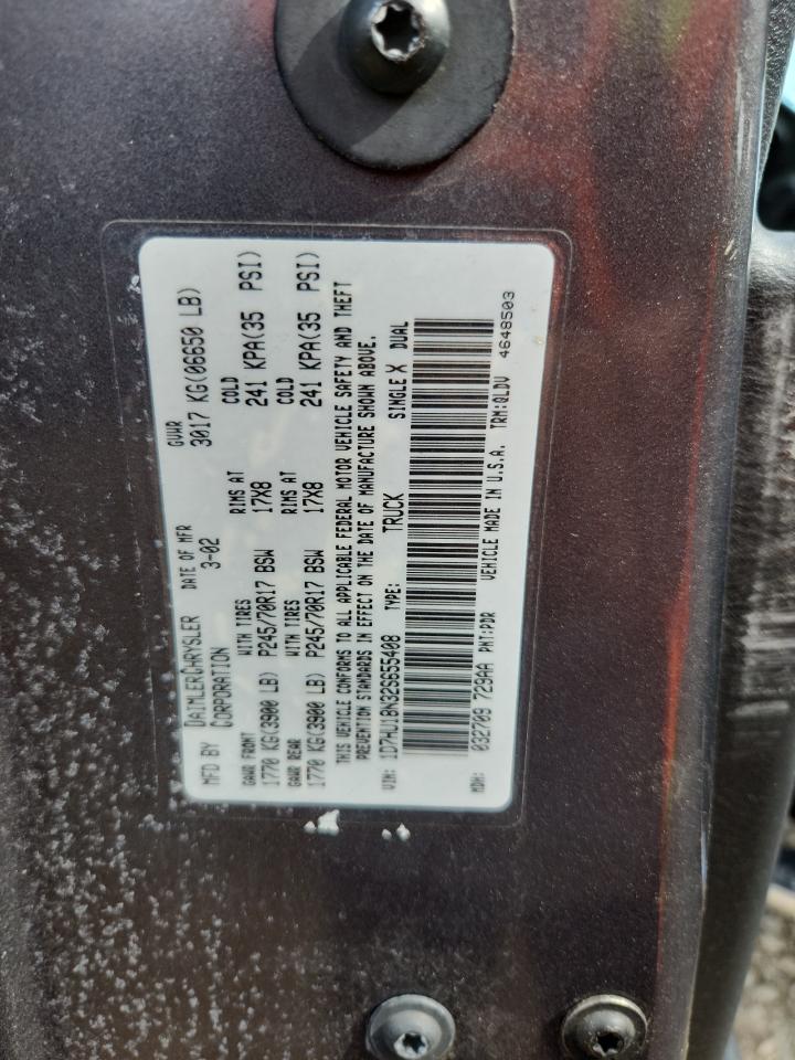 2002 Dodge Ram 1500 VIN: 1D7HU18N32S655408 Lot: 70670995