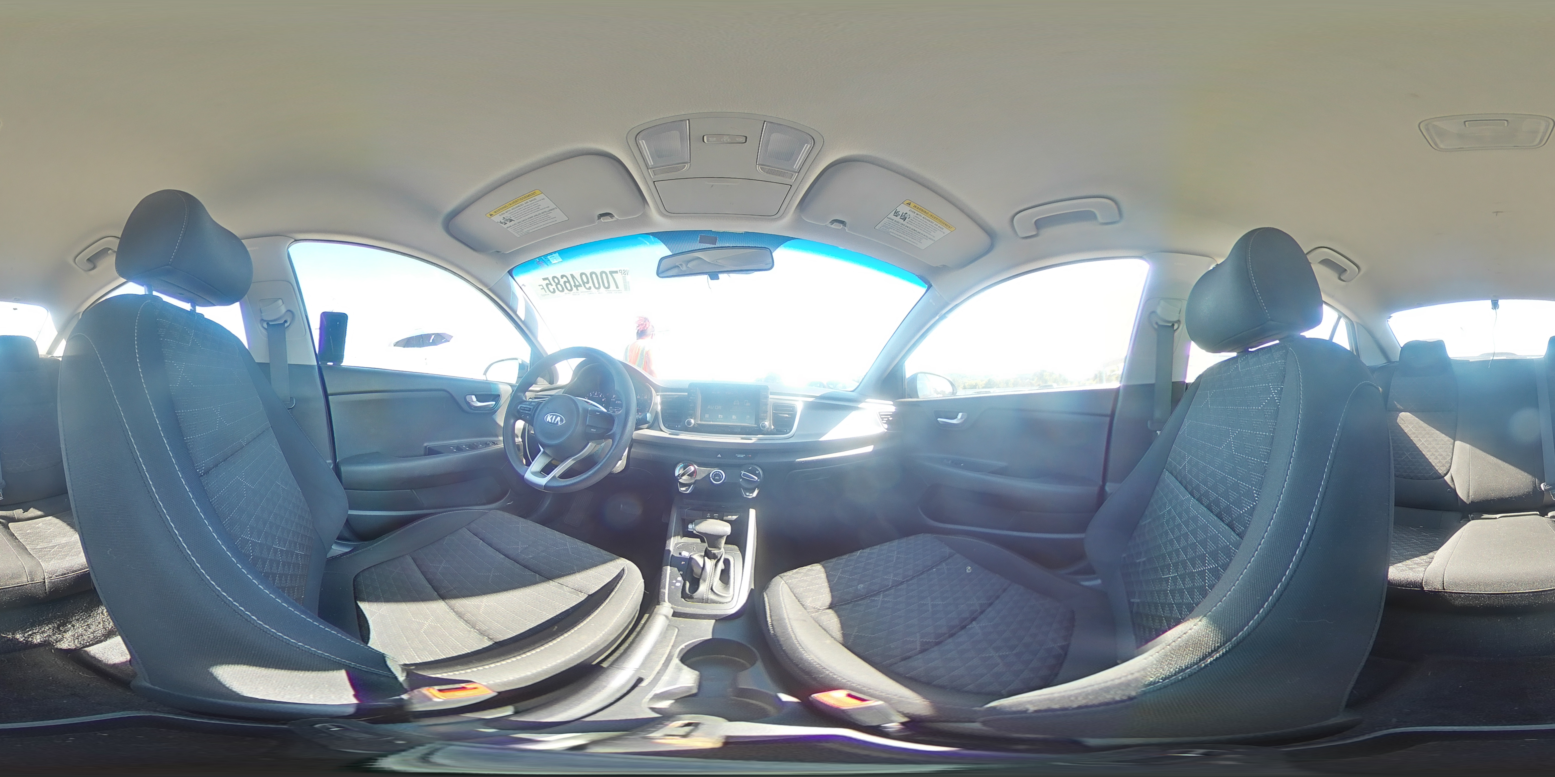 2020 Kia Rio Lx VIN: 3KPA24ADXLE327329 Lot: 70094685