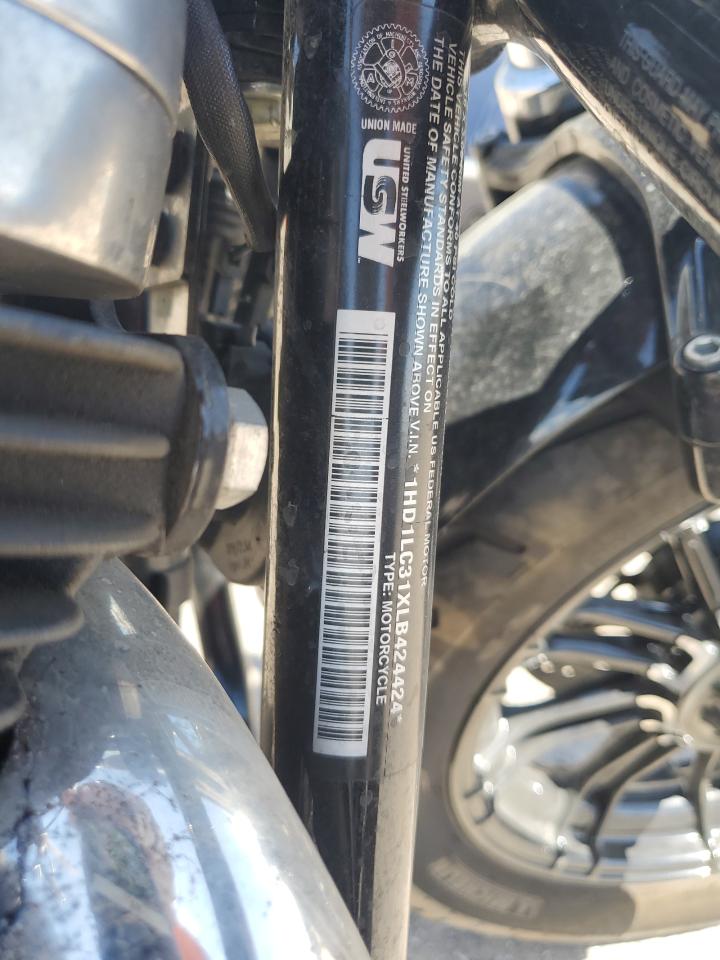 2020 Harley-Davidson Xl1200 X VIN: 1HD1LC31XLB424424 Lot: 67060125
