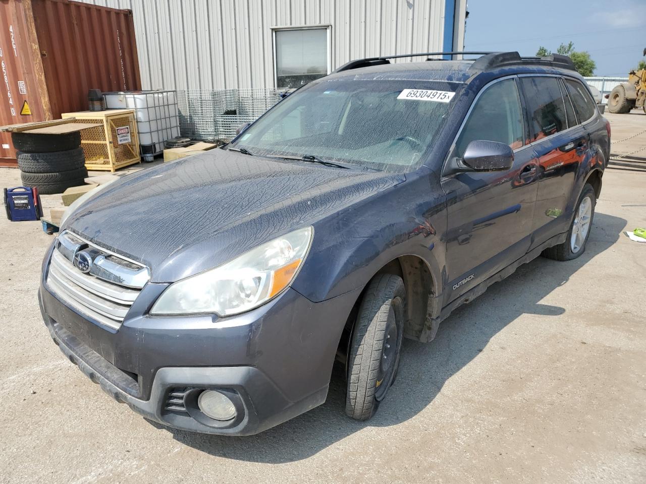 2014 Subaru Outback 2.5I Premium blue null gas 4S4BRCCC1E3266876 photo #1