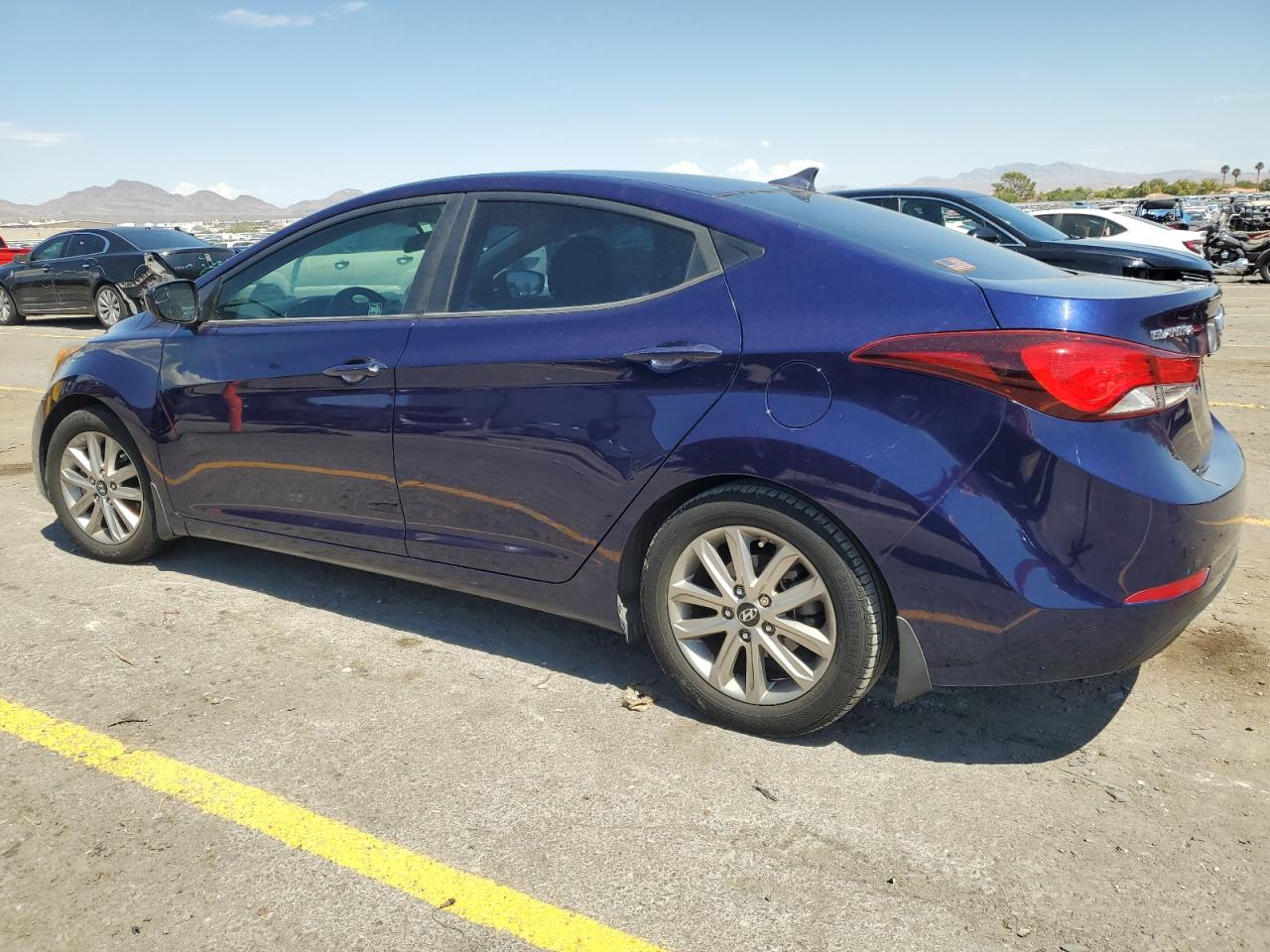 2014 Hyundai Elantra Se blue null gas 5NPDH4AE5EH541924 photo #3