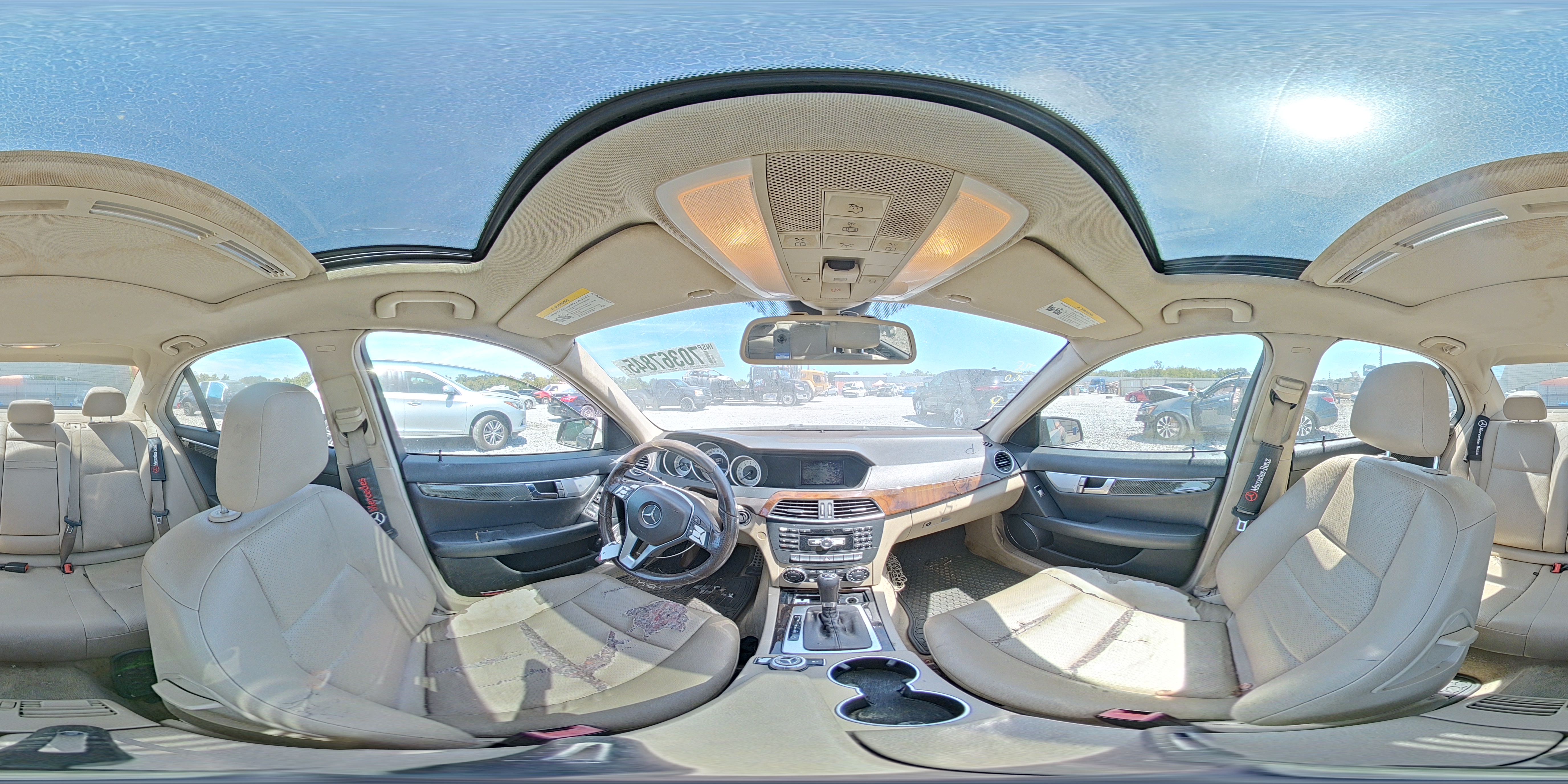 2014 Mercedes-Benz C 250 VIN: WDDGF4HB2EA953858 Lot: 70367845