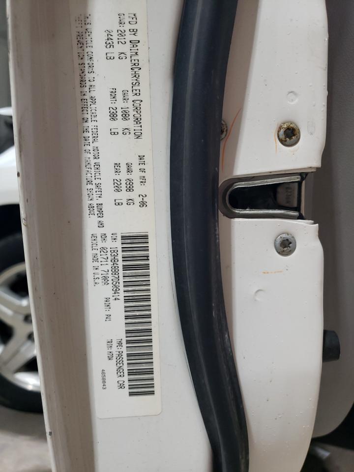 2007 Dodge Caliber Sxt VIN: 1B3HB48B87D509414 Lot: 69662505