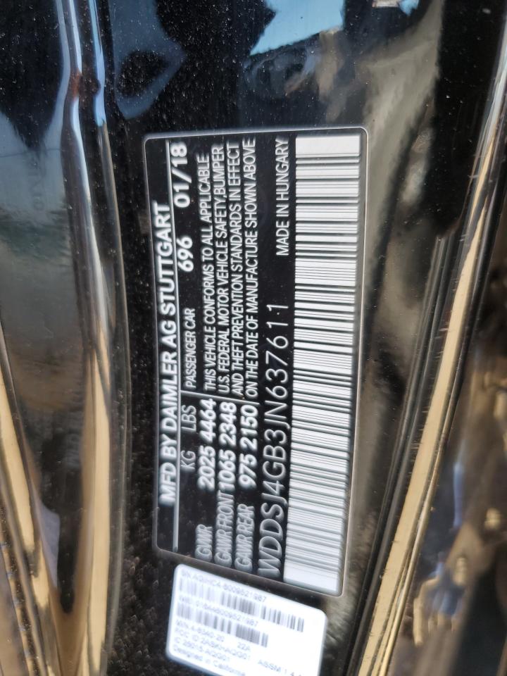 2018 Mercedes-Benz Cla 250 4Matic VIN: WDDSJ4GB3JN637611 Lot: 68175945