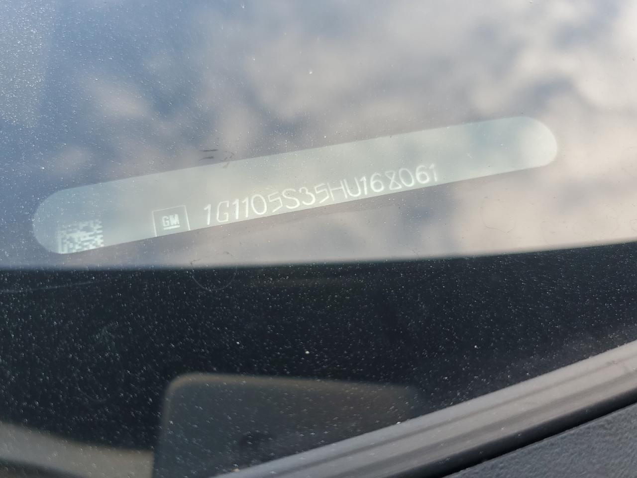 2017 Chevrolet Impala Lt VIN: 1G1105S35HU168061 Lot: 70814605