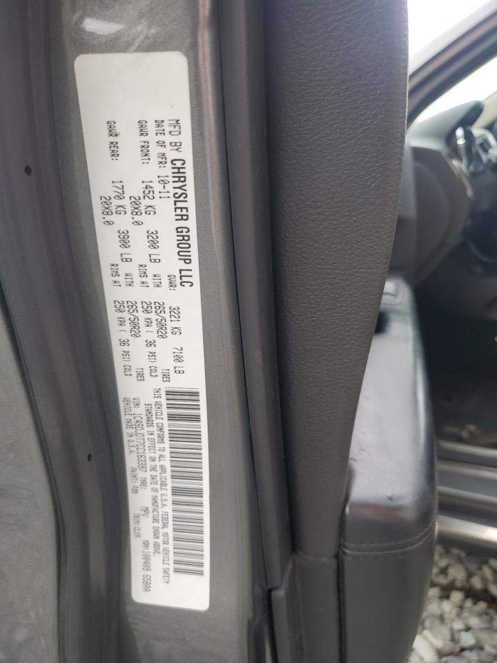 2012 Dodge Durango Crew VIN: 1C4SDJDT7CC163397 Lot: 86320715