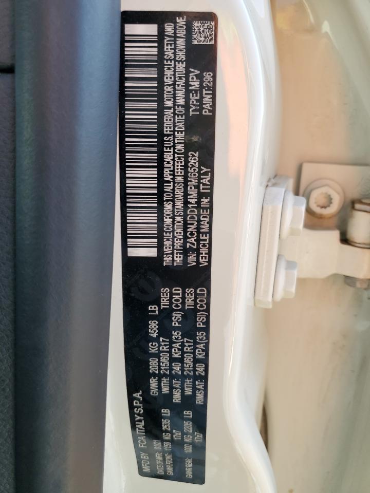 2021 Jeep Renegade Limited VIN: ZACNJDD14MPM65262 Lot: 69772125