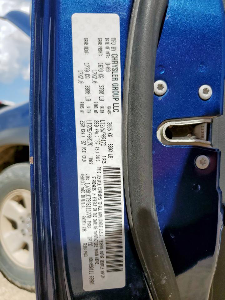 2010 Dodge Ram 1500 VIN: 1D7RB1CT9AS111770 Lot: 69801945