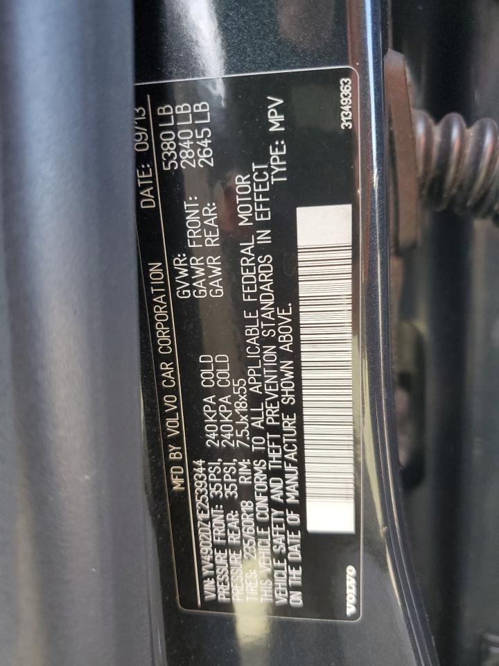 2014 Volvo Xc60 T6 VIN: YV4902DZ1E2539344 Lot: 70482535
