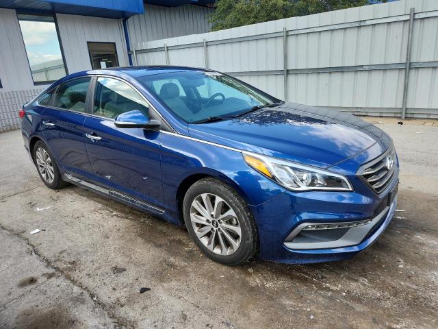  HYUNDAI SONATA 2017 Синий