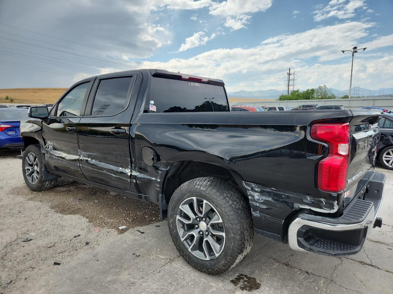 2023 Chevrolet Silverado K1500 Lt black null gas 2GCUDDED1P1101524 photo #3