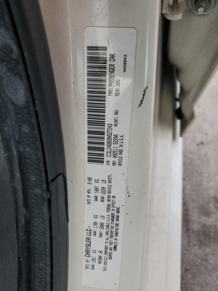 2009 Chrysler Sebring Lx VIN: 1C3LC46B69N527243 Lot: 71532595