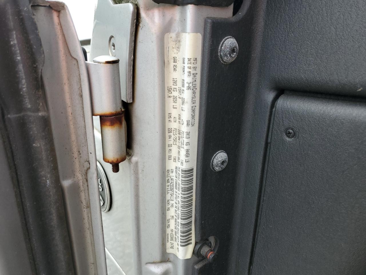 2006 Jeep Wrangler / Tj Se VIN: 1J4FA29S96P764110 Lot: 70847335