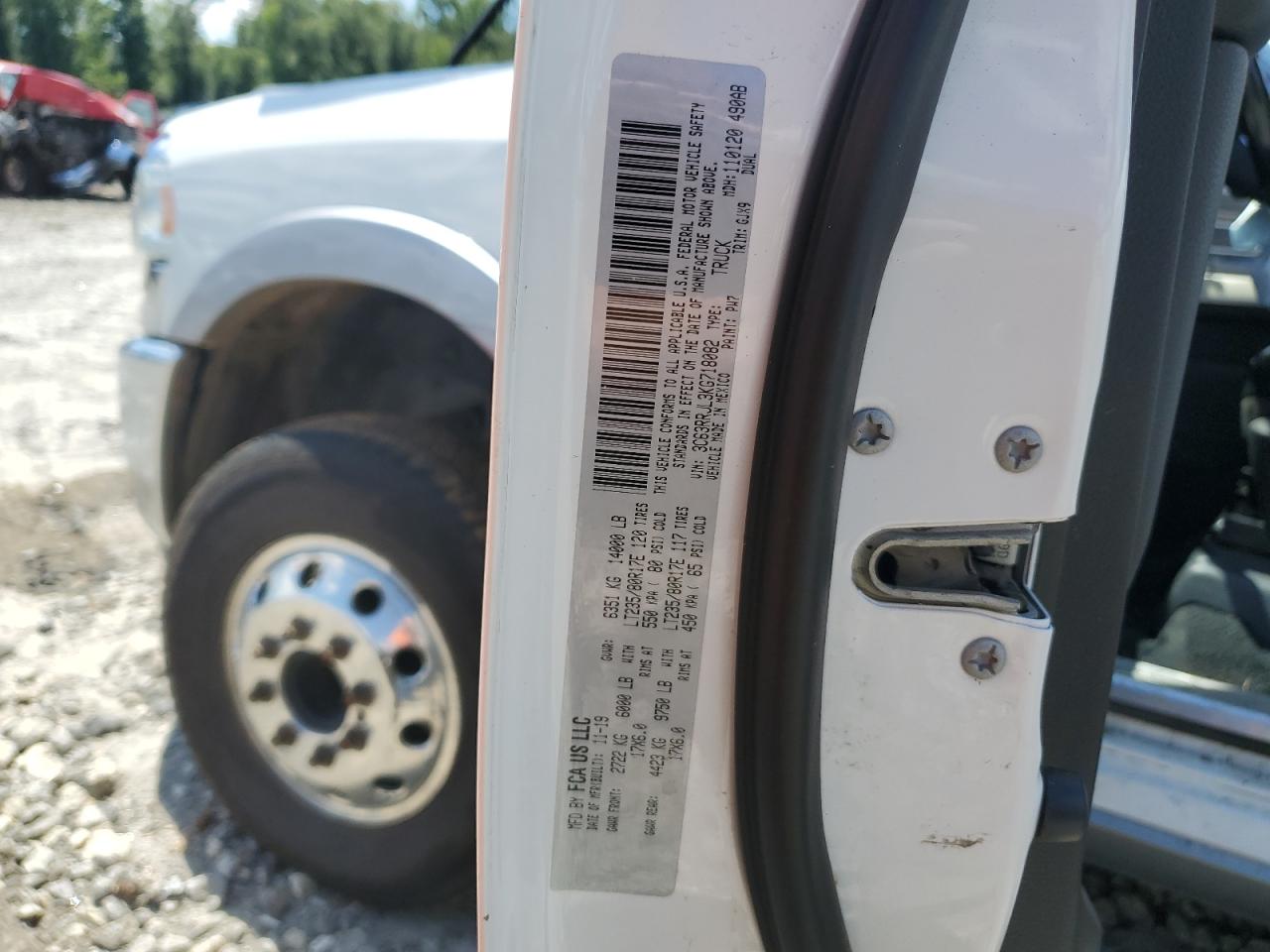 2019 Ram 3500 Laramie VIN: 3C63RRJL3KG718082 Lot: 69877185