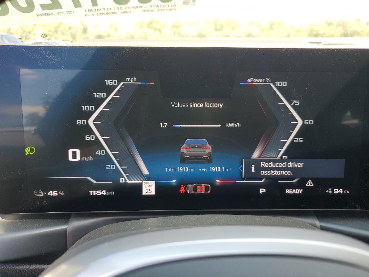 2025 BMW I4 M50 VIN: WBY33HD08SFU14171 Lot: 69347285