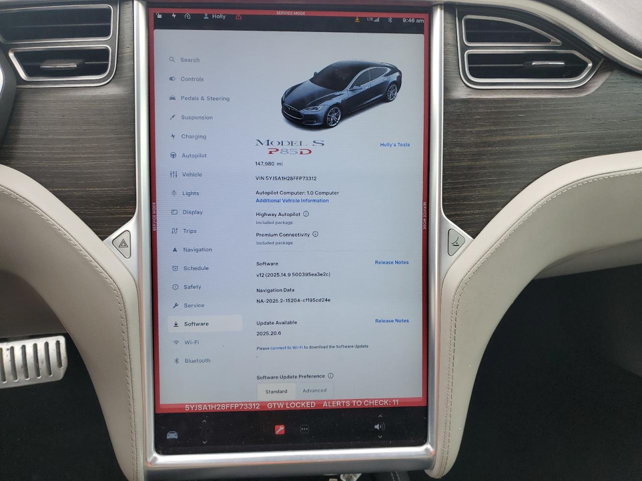 2015 Tesla Model S 85D VIN: 5YJSA1H28FFP73312 Lot: 68360845