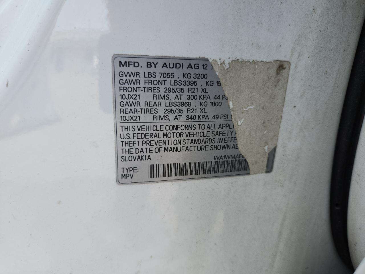 2015 Audi Q7 Tdi Prestige VIN: WA1WMAFE2FD012914 Lot: 67658345