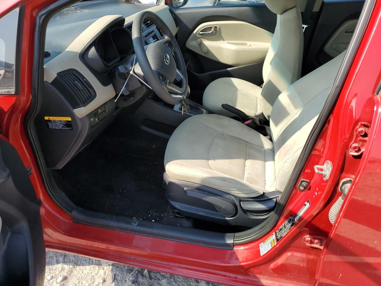 2013 Kia Rio Lx VIN: KNADM5A3XD6158499 Lot: 69357565