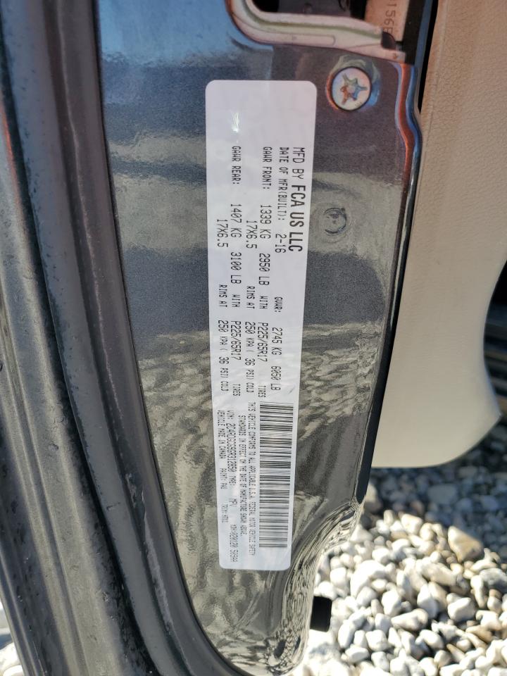 2016 Dodge Grand Caravan Sxt VIN: 2C4RDGCG9GR312850 Lot: 68279105