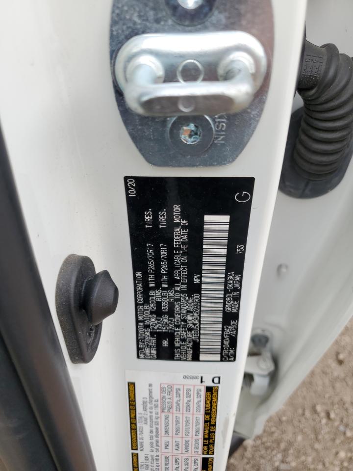 2021 Toyota 4Runner Sr5 VIN: JTEEU5JR3M5233900 Lot: 66293315