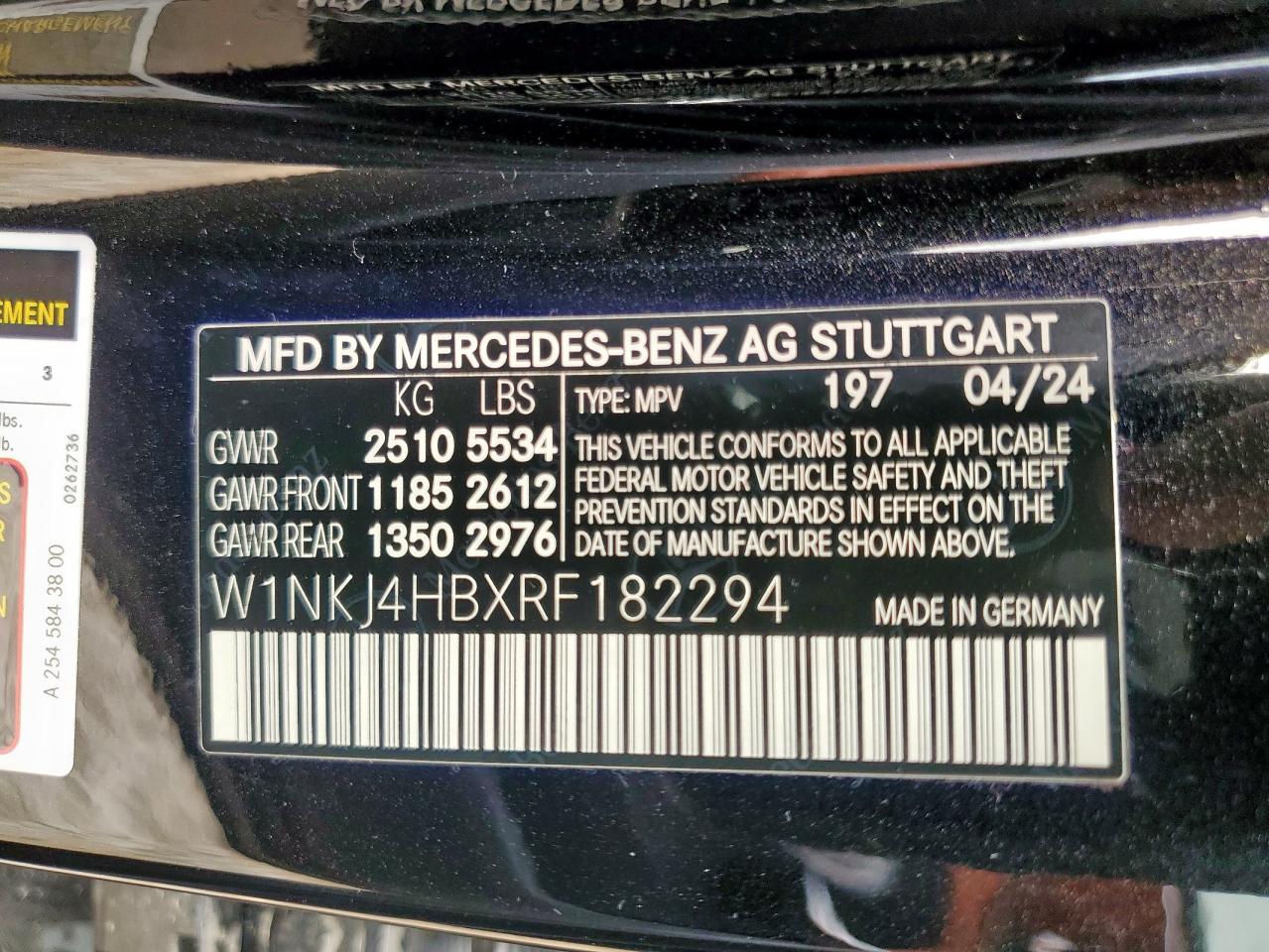 2024 Mercedes-Benz Glc Coupe 300 4Matic VIN: W1NKJ4HBXRF182294 Lot: 68268195