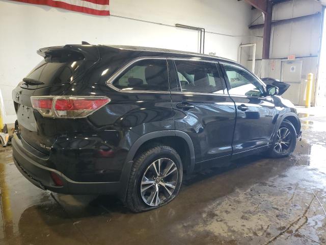  TOYOTA HIGHLANDER 2016 Черный