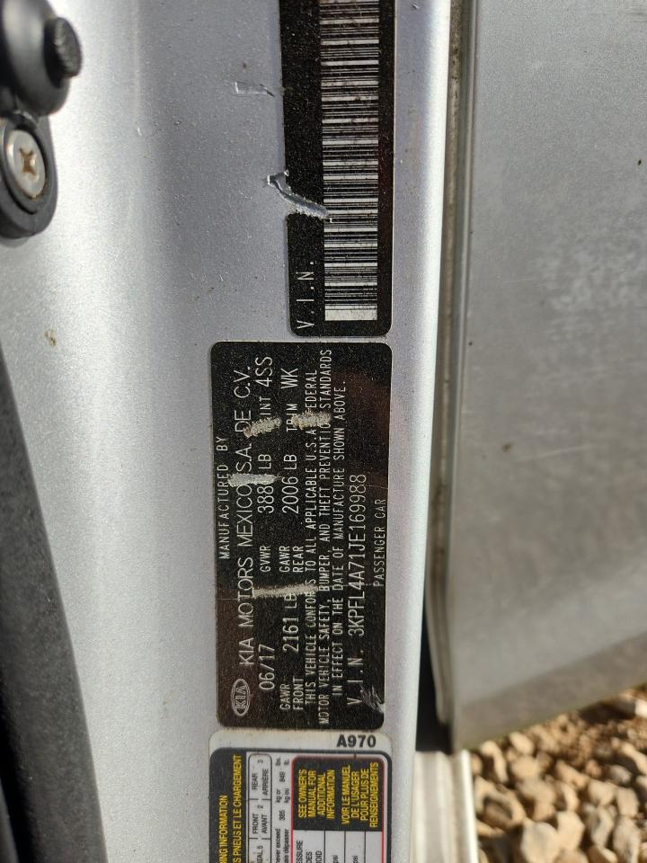 2018 Kia Forte Lx VIN: 3KPFL4A71JE169988 Lot: 70339305