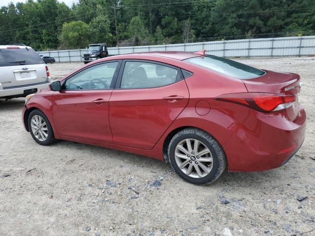  HYUNDAI ELANTRA 2014 Czerwony