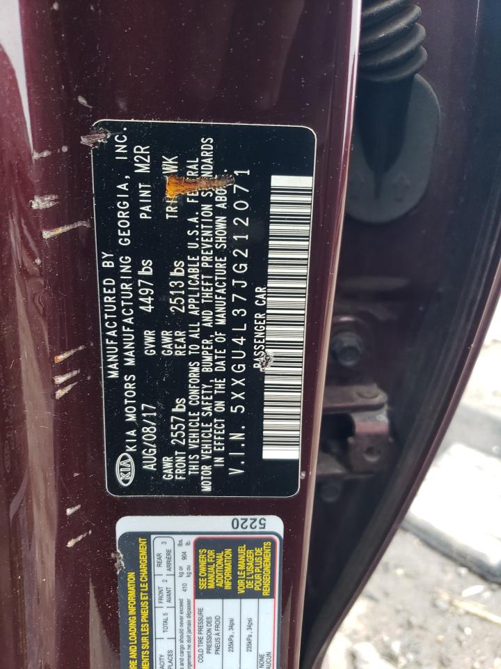 2018 Kia Optima Ex VIN: 5XXGU4L37JG212071 Lot: 69615955