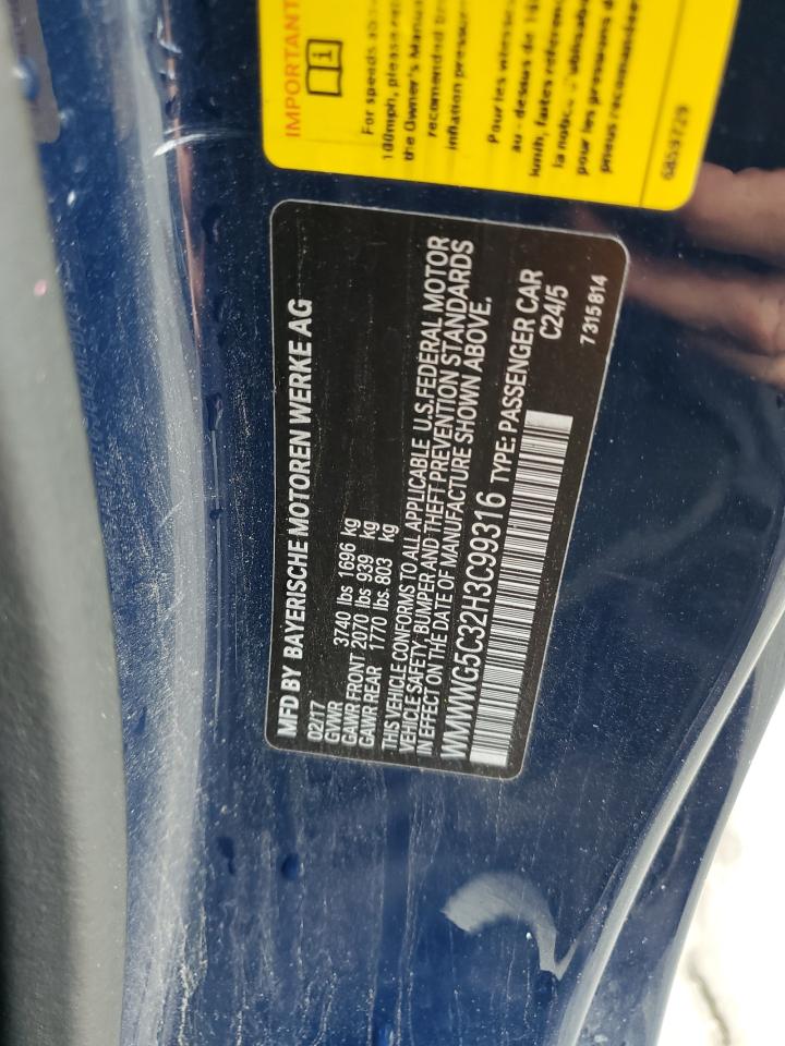 2017 Mini Cooper VIN: WMWWG5C32H3C99316 Lot: 69755945