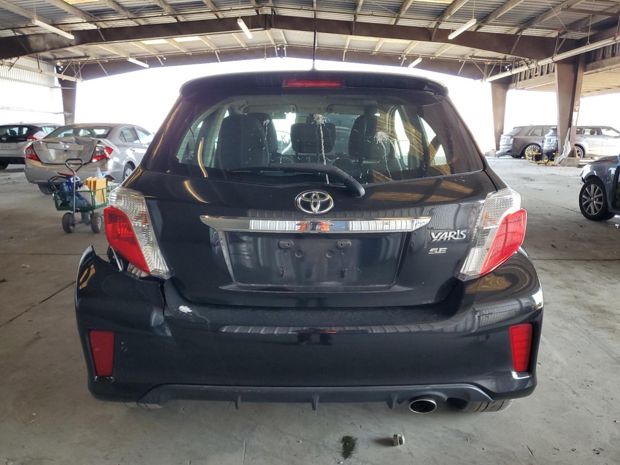 2012 Toyota Yaris VIN: JTDKTUD3XCD500305 Lot: 70698345