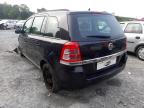 2013 VAUXHALL ZAFIRA EXCLUSIV  for sale at Copart BELFAST