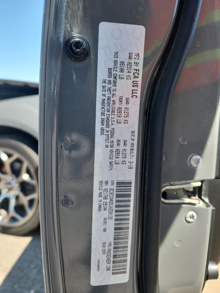 2018 Chrysler 300 Touring VIN: 2C3CCAAG5JH250132 Lot: 69699095