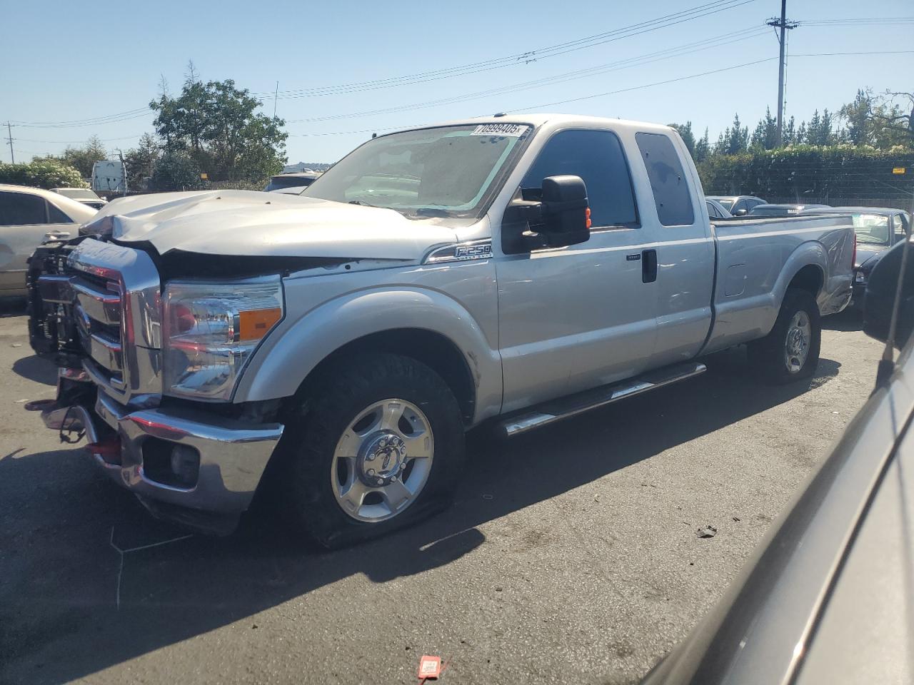 2015 Ford F250 Super Duty silver null gas 1FT7X2A6XFEB35720 photo #1