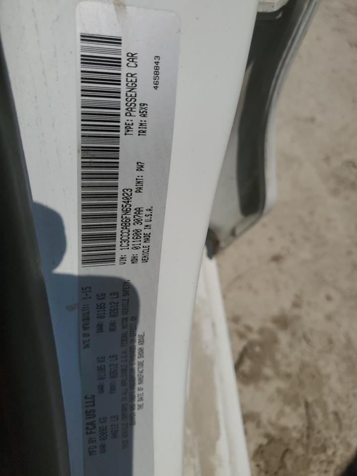 2015 Chrysler 200 Limited VIN: 1C3CCCAB6FN654023 Lot: 67631275